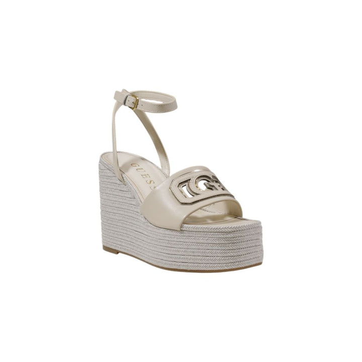 Guess Beige Synthetic High Heel Pumps