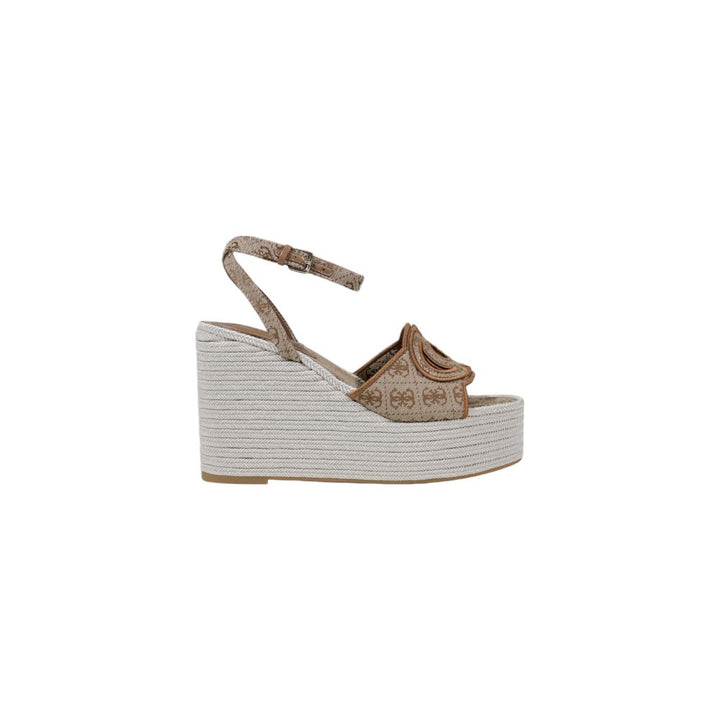 Guess Beige Polyester High Heel Pumps