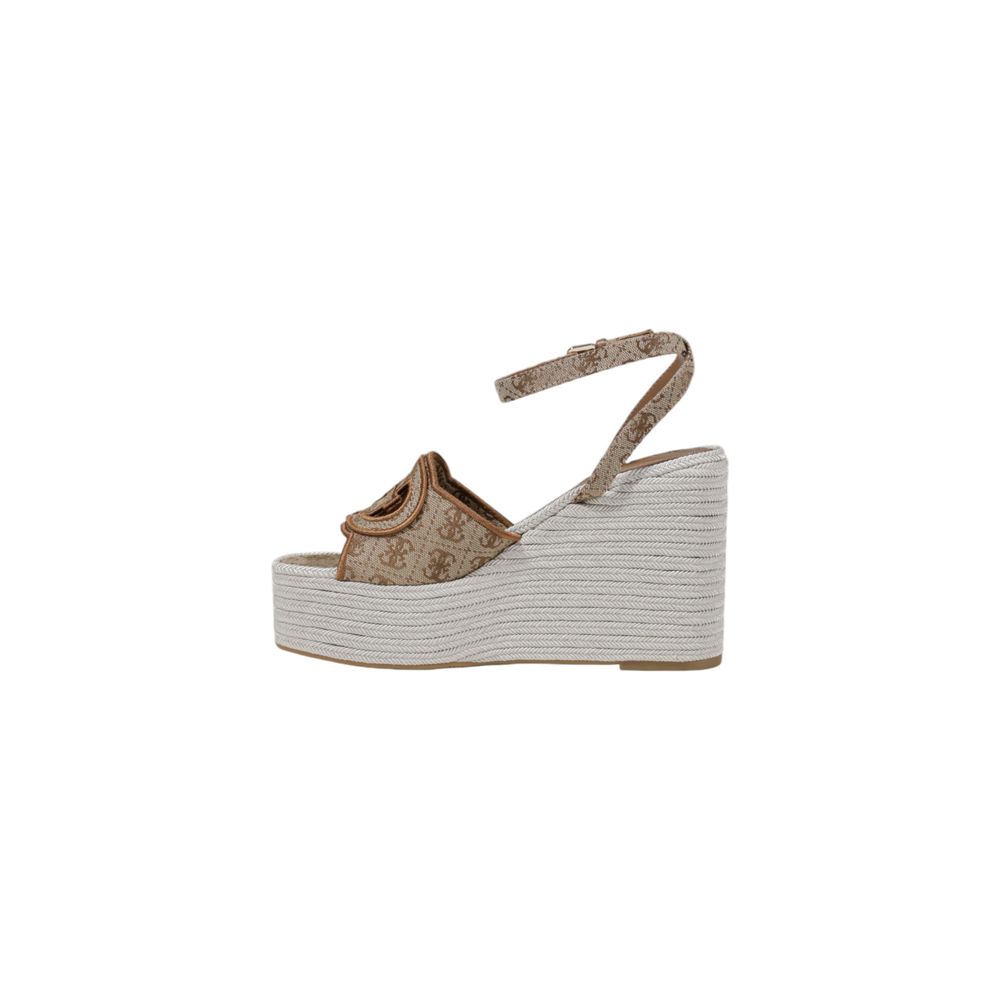 Guess Beige Polyester High Heel Pumps