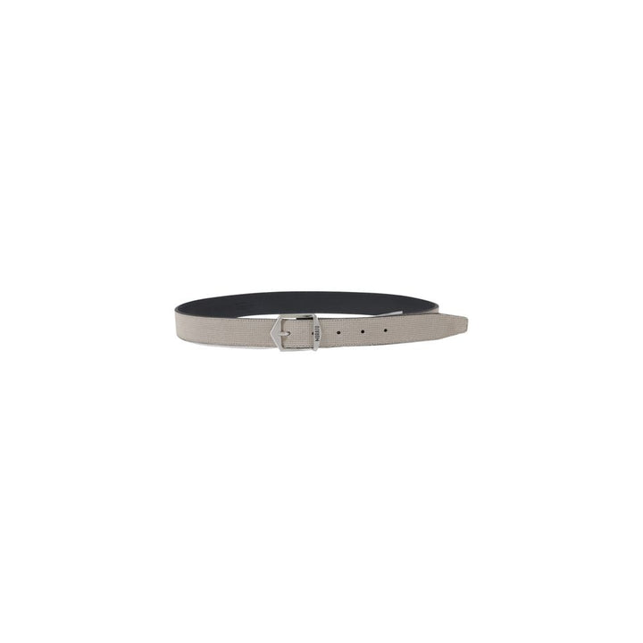 Antony Morato Gray Leather Regular Belt