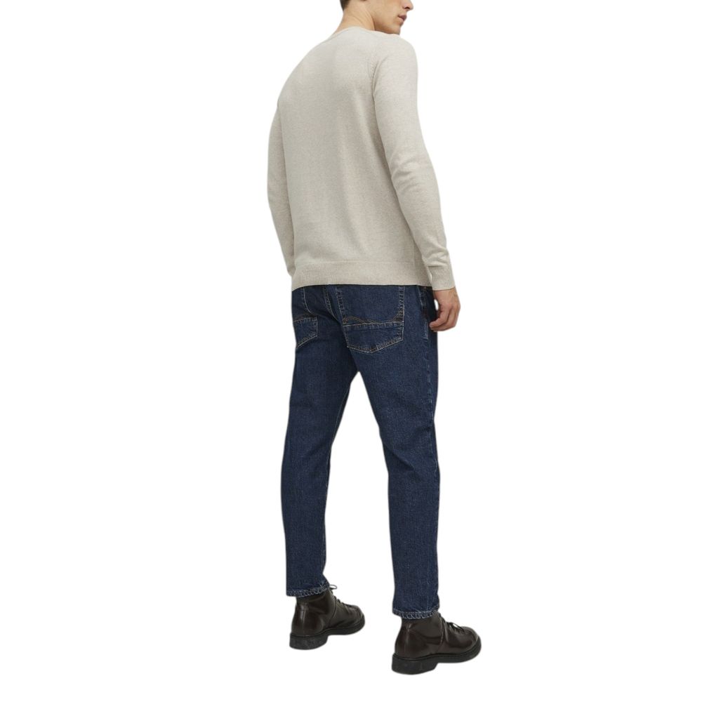 Jack Jones Beige Cotton Sweatshirt