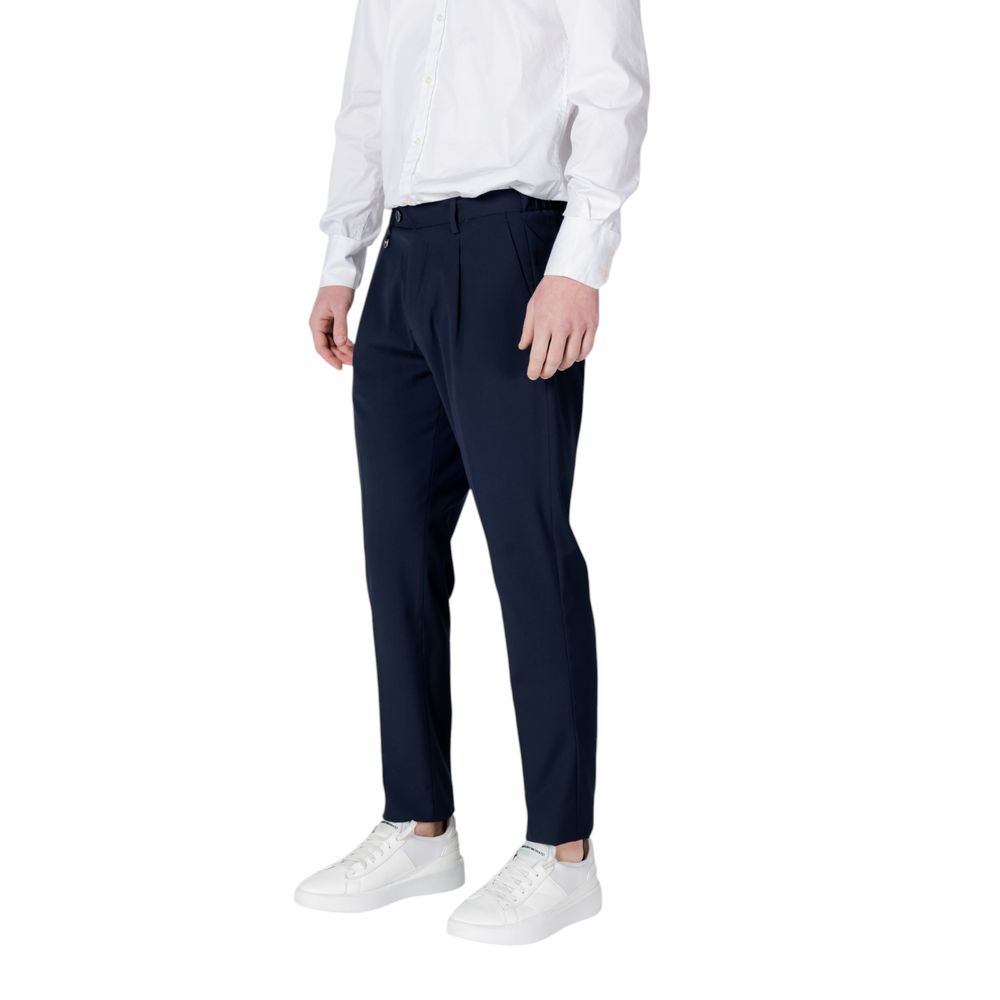 Antony Morato Blue Polyester Casual Pants