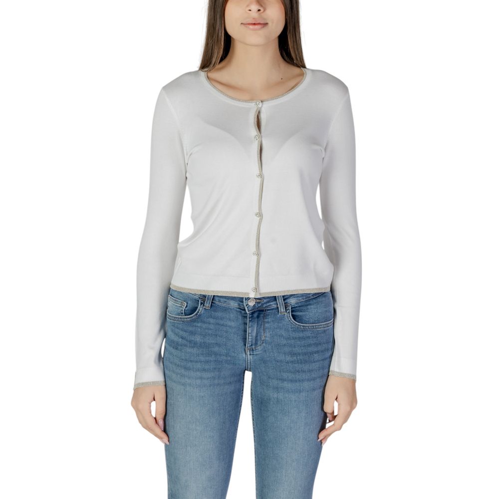 Liu Jo White Viscose Cardigan
