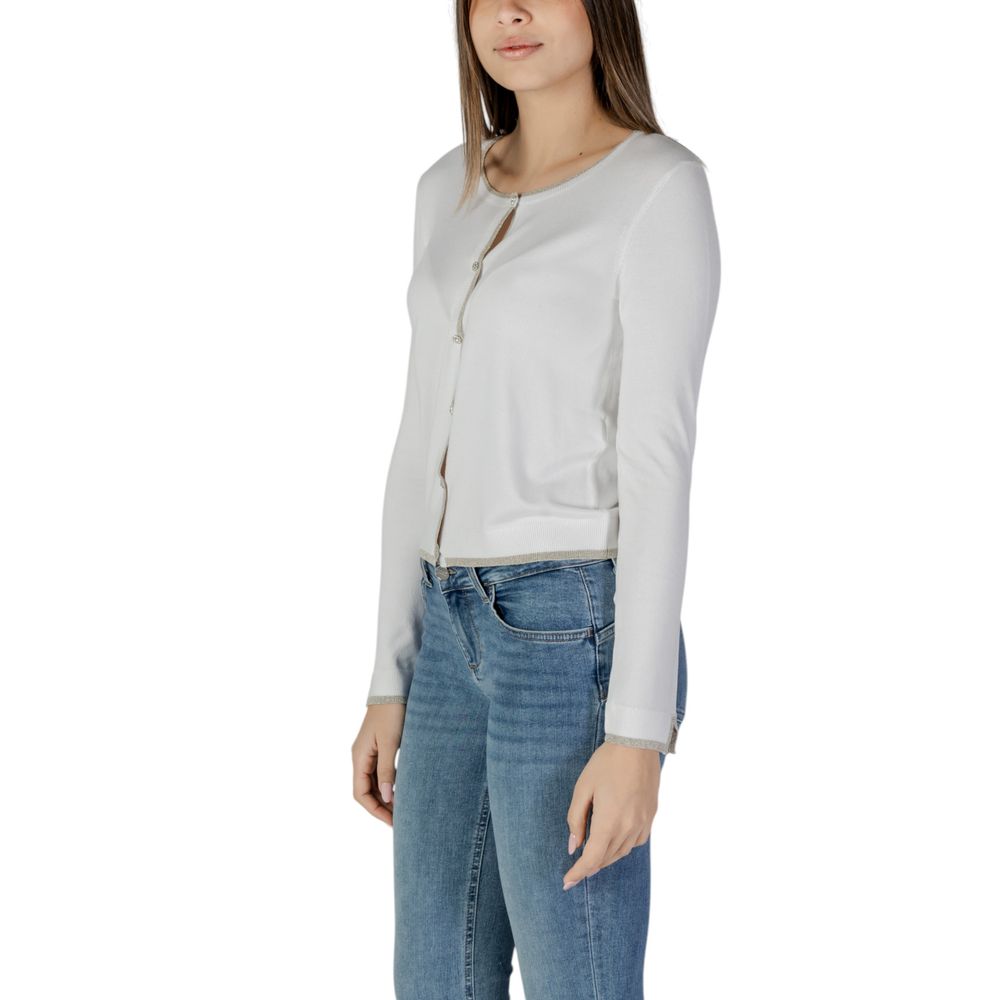 Liu Jo White Viscose Cardigan