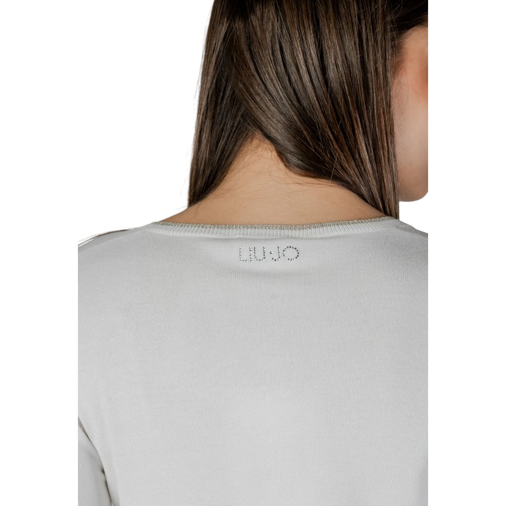 Liu Jo White Viscose Cardigan