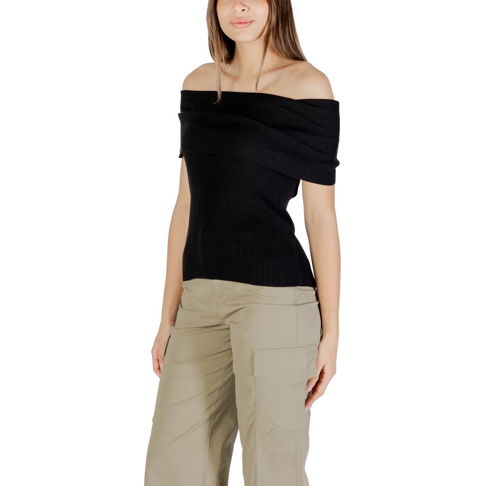 Only Black Polyester Bodysuit
