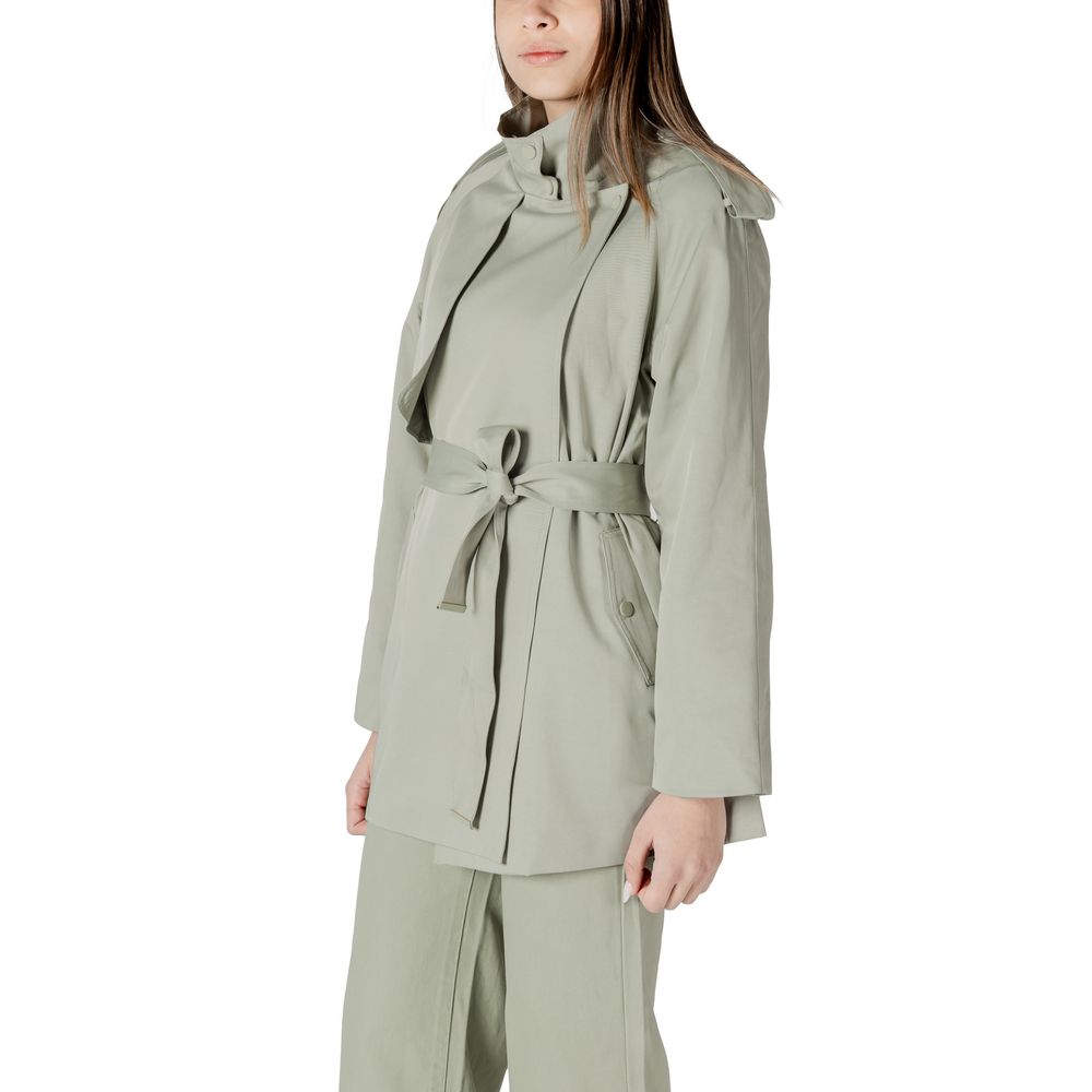 Morgan De Toi Bicolor Cotton Parka