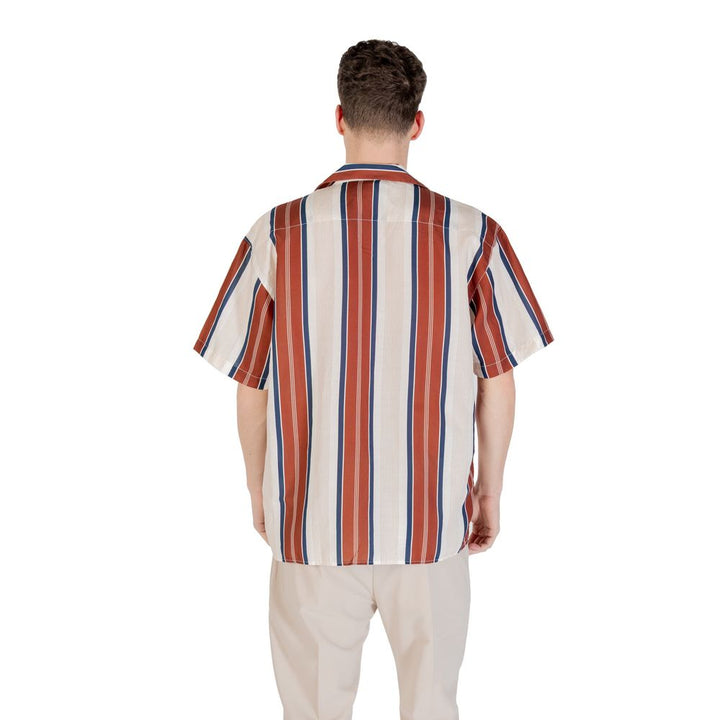 Gianni Lupo Beige Linen Shortsleeve Shirt
