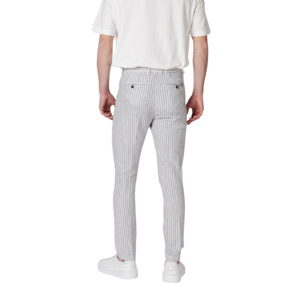 Gianni Lupo Black Linen Casual Pants