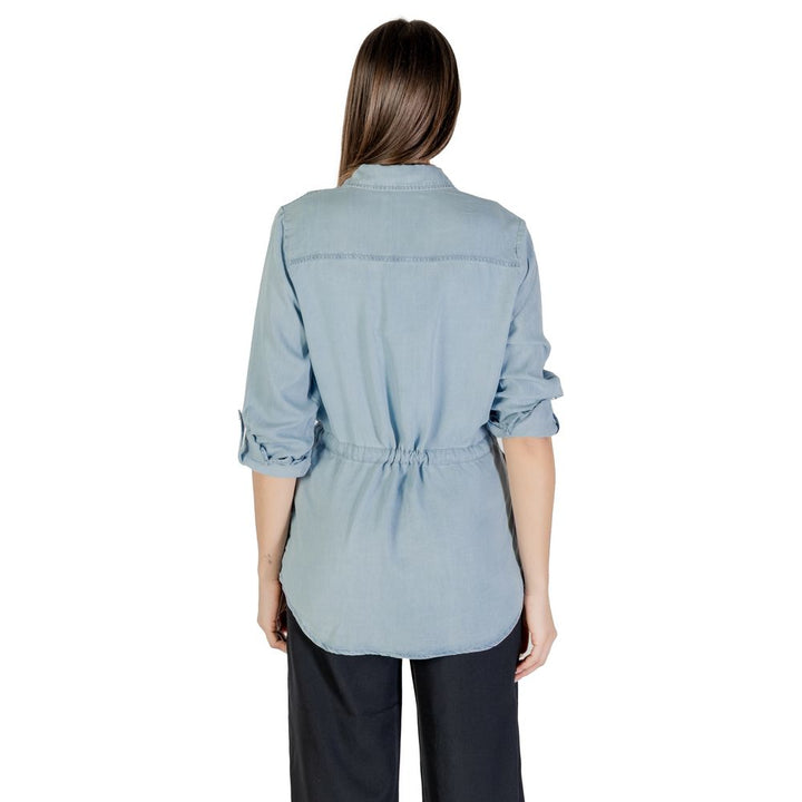 Only Light Blue Tencel Blouse