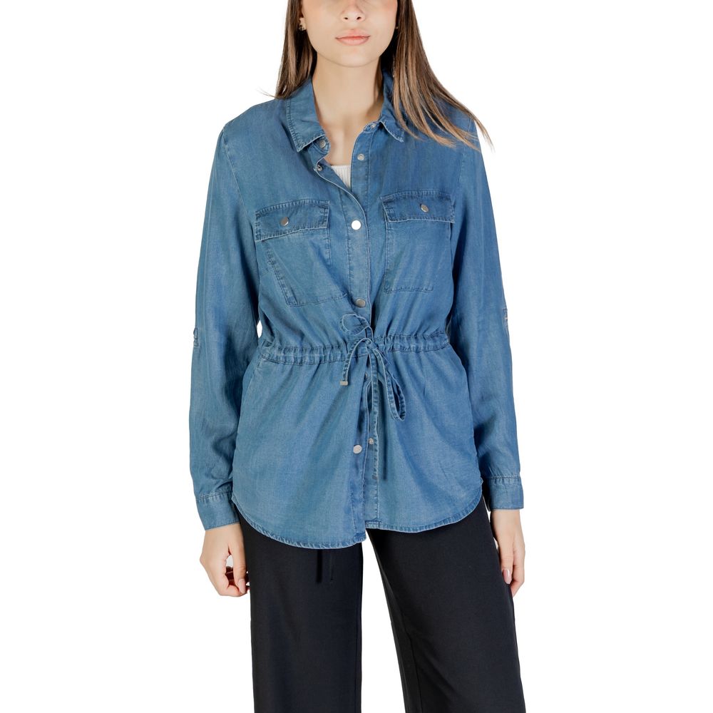 Only Blue Tencel Blouse
