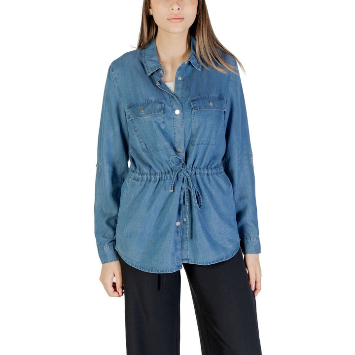 Only Blue Tencel Blouse