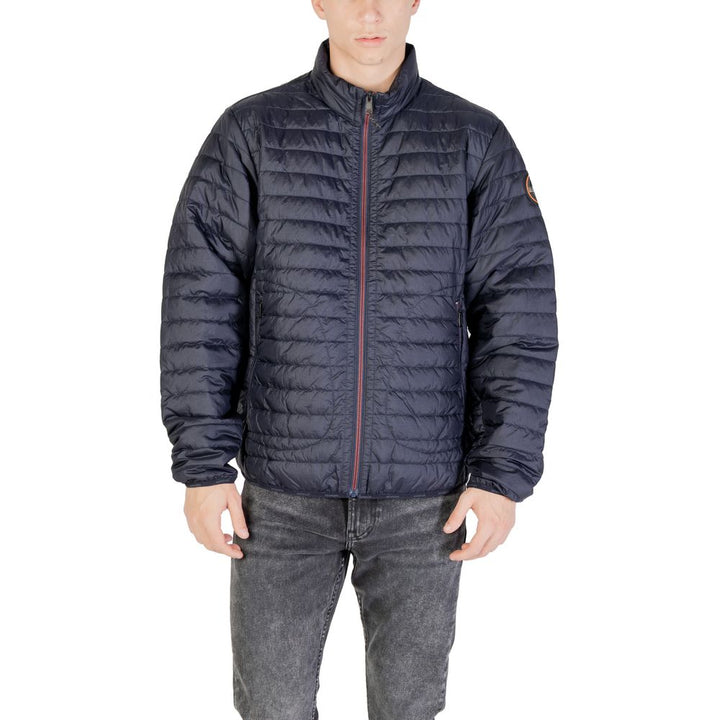 Napapijri Blue Polyamide Coat