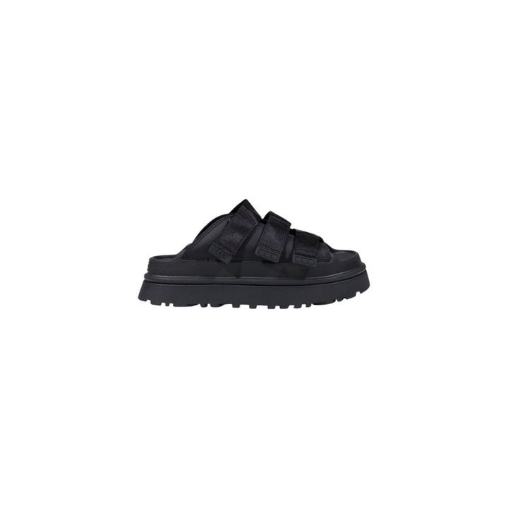 UGG Black Artificial Leather Platform Pumps