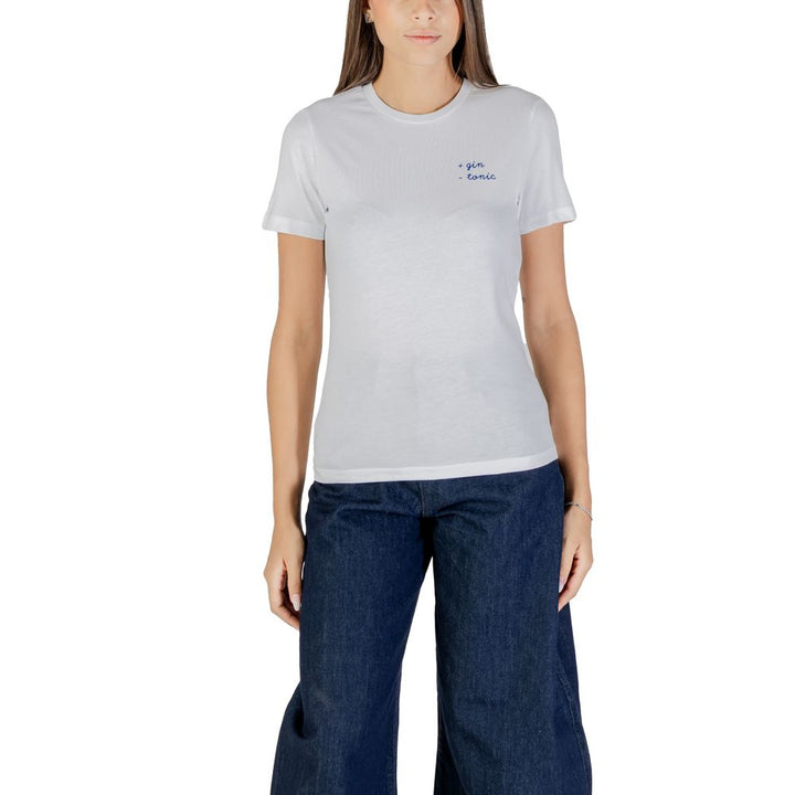 Only Bicolor Cotton T-Shirt
