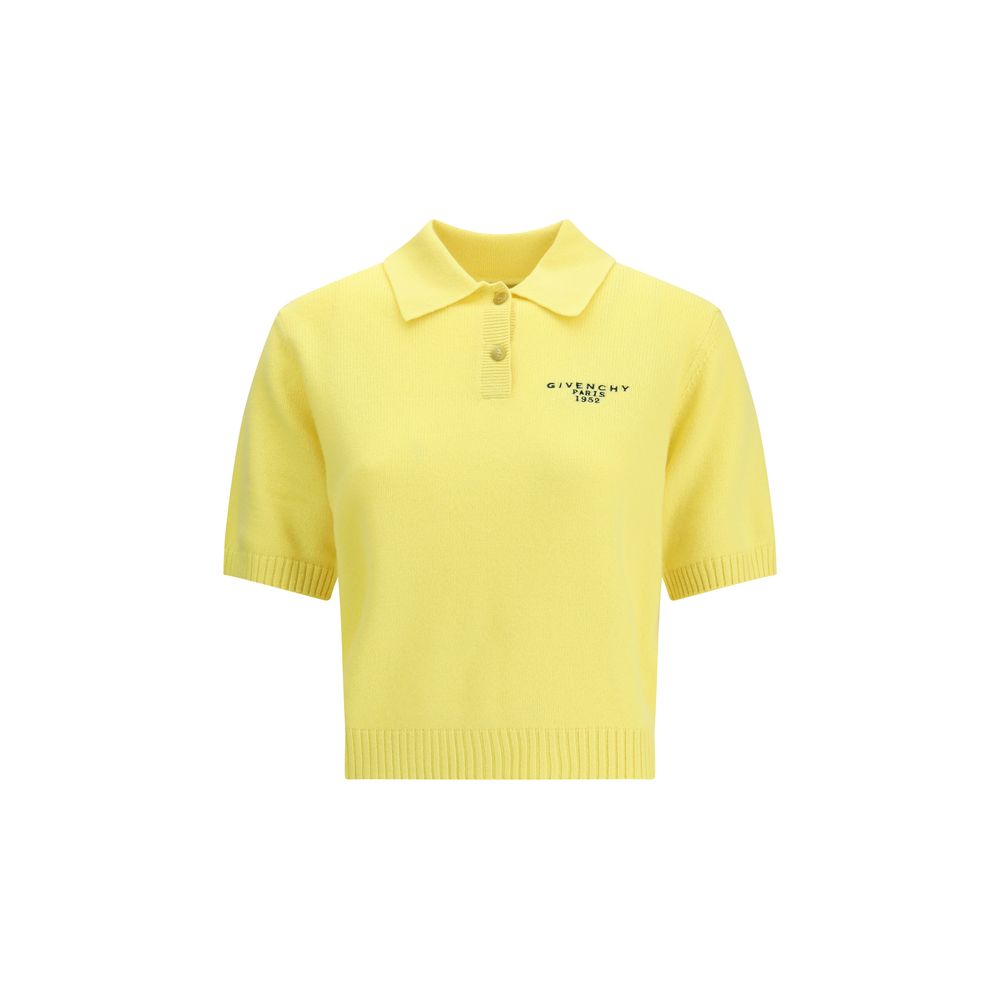 Givenchy Bicolor Wool Polo Shirt