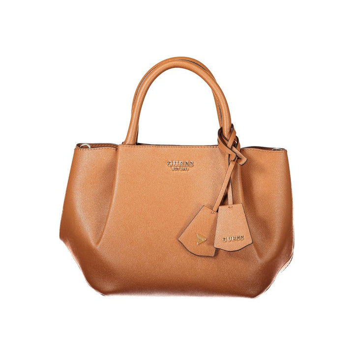 Guess Jeans Marrone Poliuretano Women Handbag