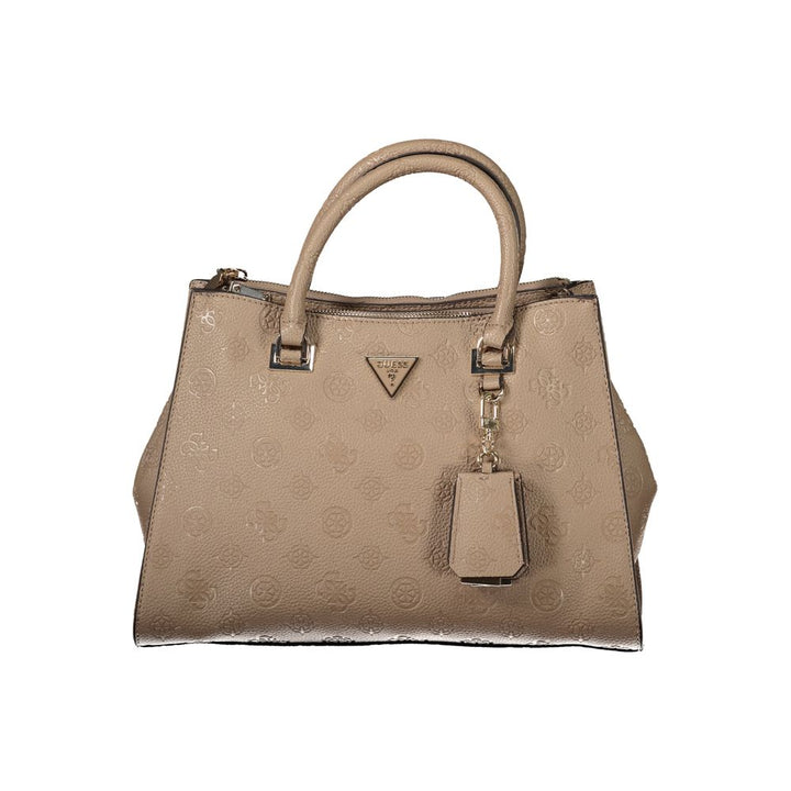 Guess Jeans Marrone Poliuretano Women Handbag