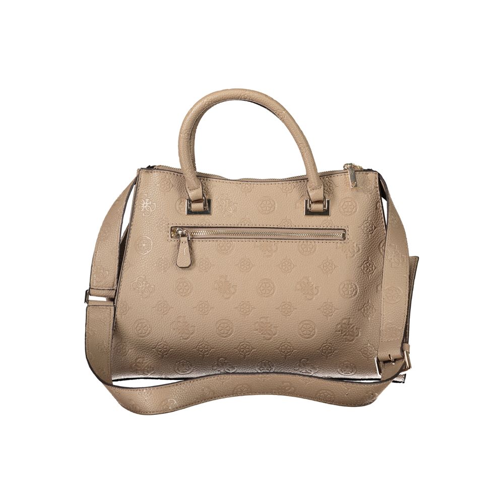 Guess Jeans Marrone Poliuretano Women Handbag