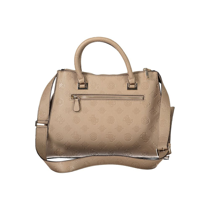 Guess Jeans Marrone Poliuretano Women Handbag