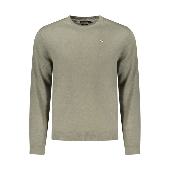Napapijri Verde Wool Men Sweater