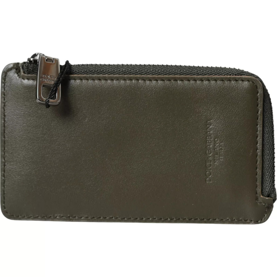 Dolce & Gabbana Multicolor Calfskin Leather Logo Card Holder Women Wallet