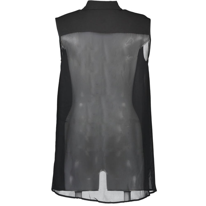 Love Moschino Black Viscose Women's Shirt