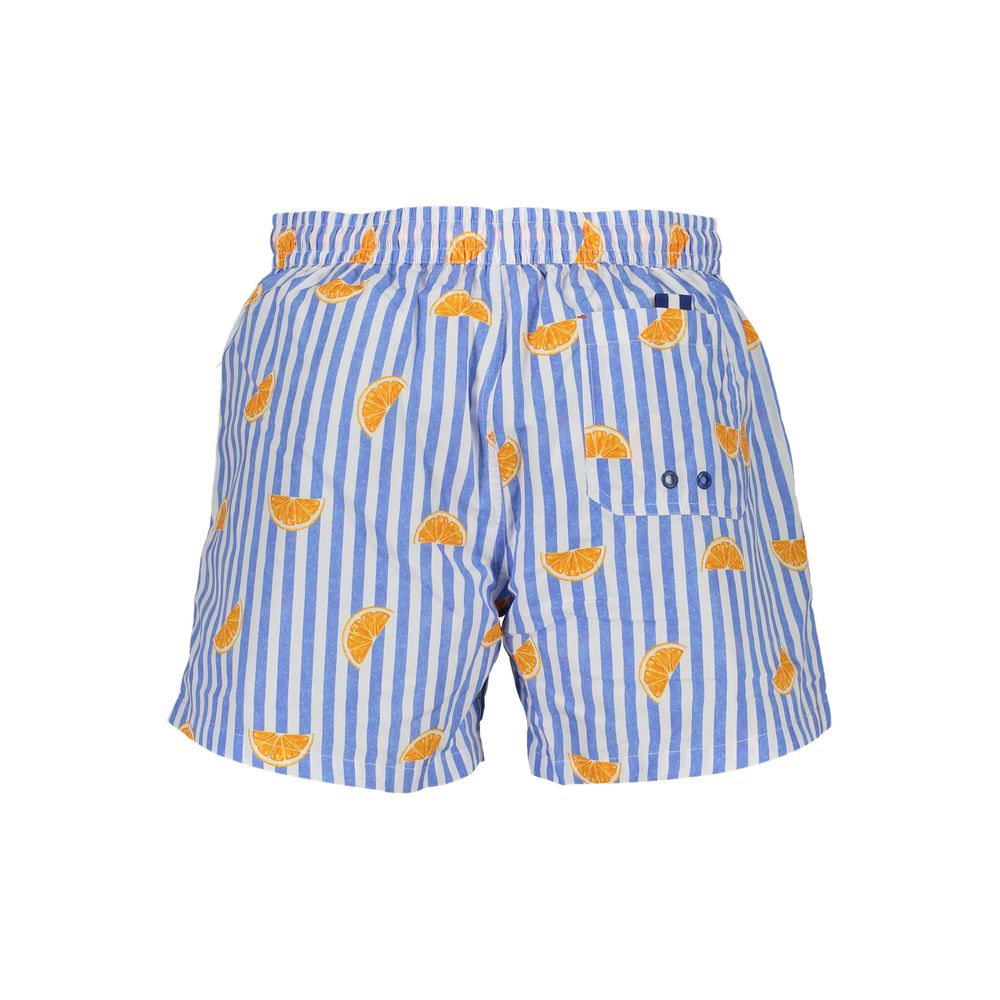 North Sails Blu Polyester Men Swimming Trunk