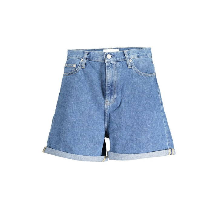 Calvin Klein Azzurro Cotton Women Short