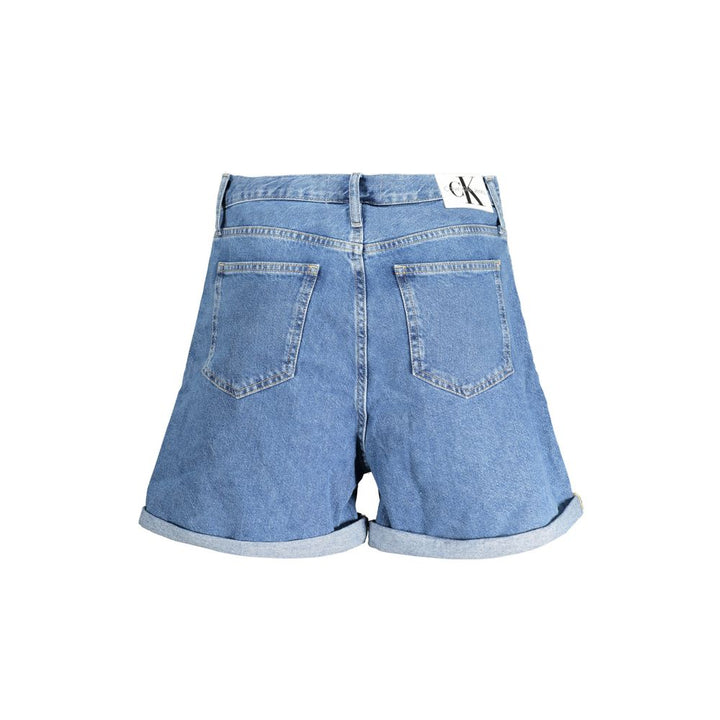 Calvin Klein Azzurro Cotton Women Short