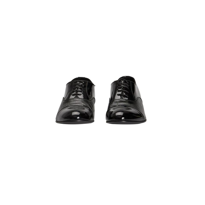 Roberto Pepe Luxury Black Calfskin Men Loafer
