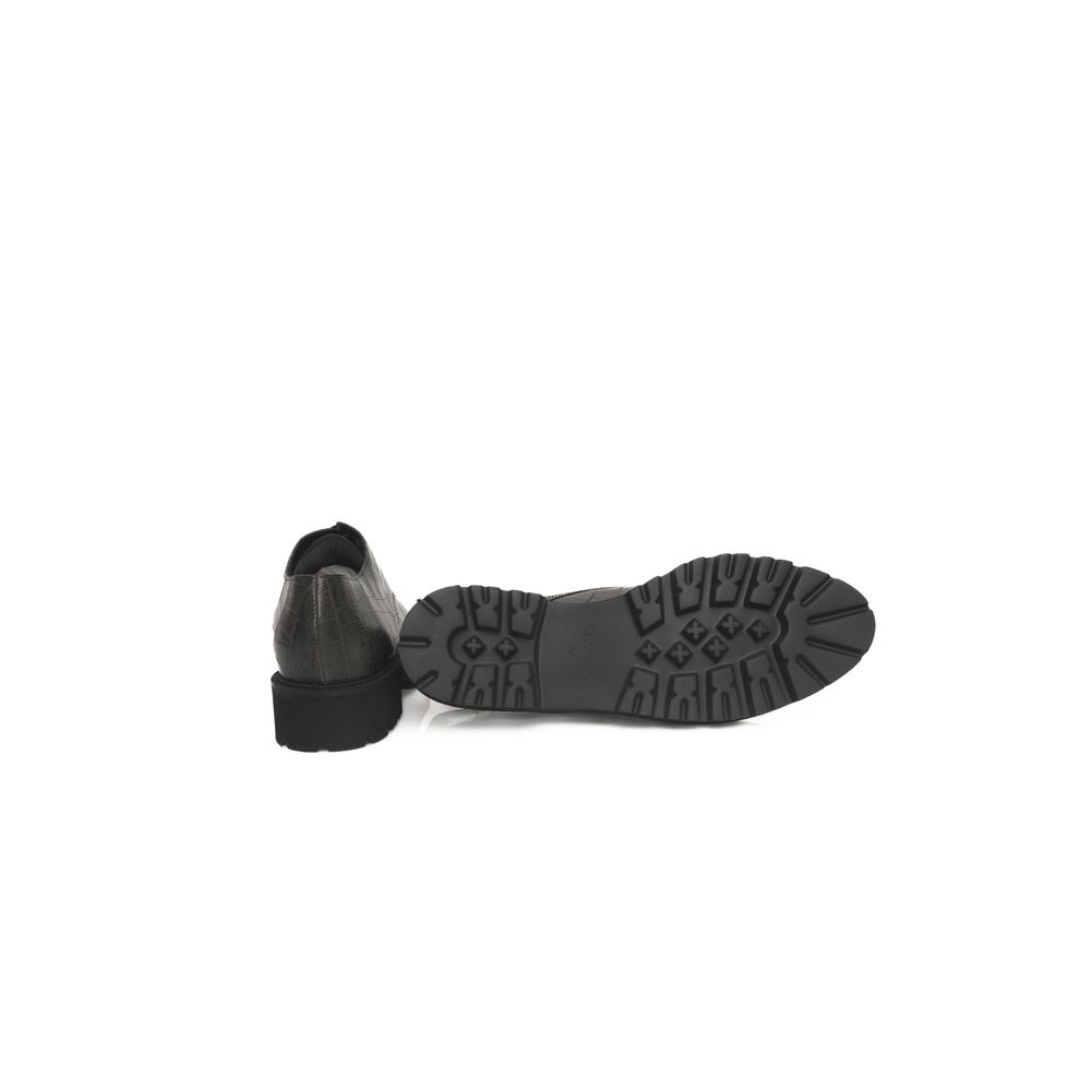 Cerruti 1881 Green Cowhide Women Loafer