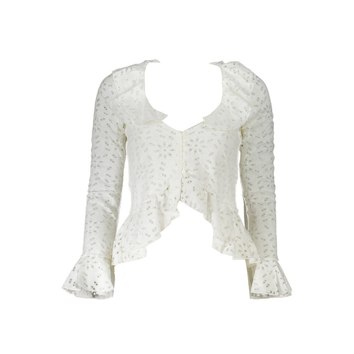 Desigual Bianco Cotton Women Blouse