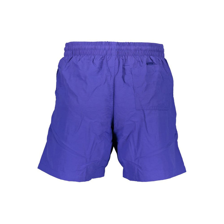 Norway 1963 Blue Polyamide Men's Swim Boxer