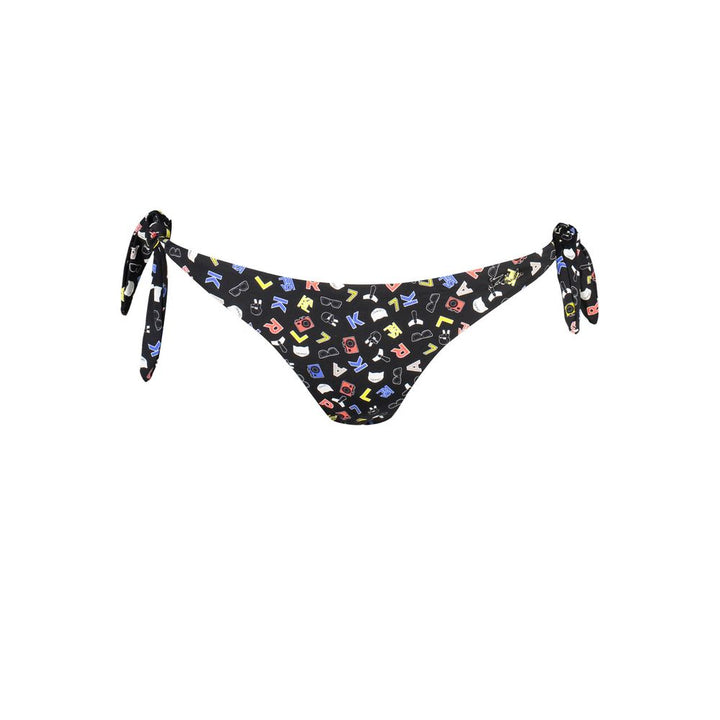 Karl Lagerfeld Black Poliammide Women's Swim Briefs