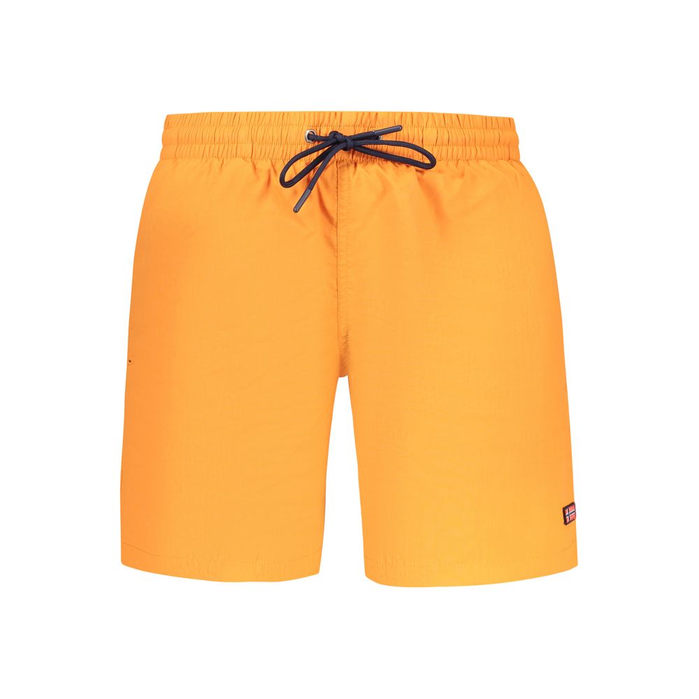 Norway 1963 Arancione Poliammide Men's Swim Boxer