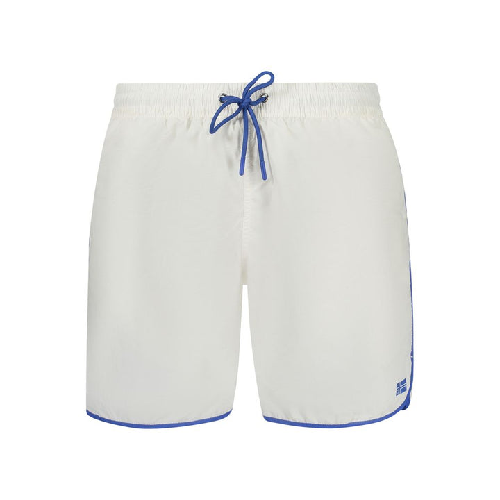 Norway 1963 Bianco Poliammide Men's Swim Boxer