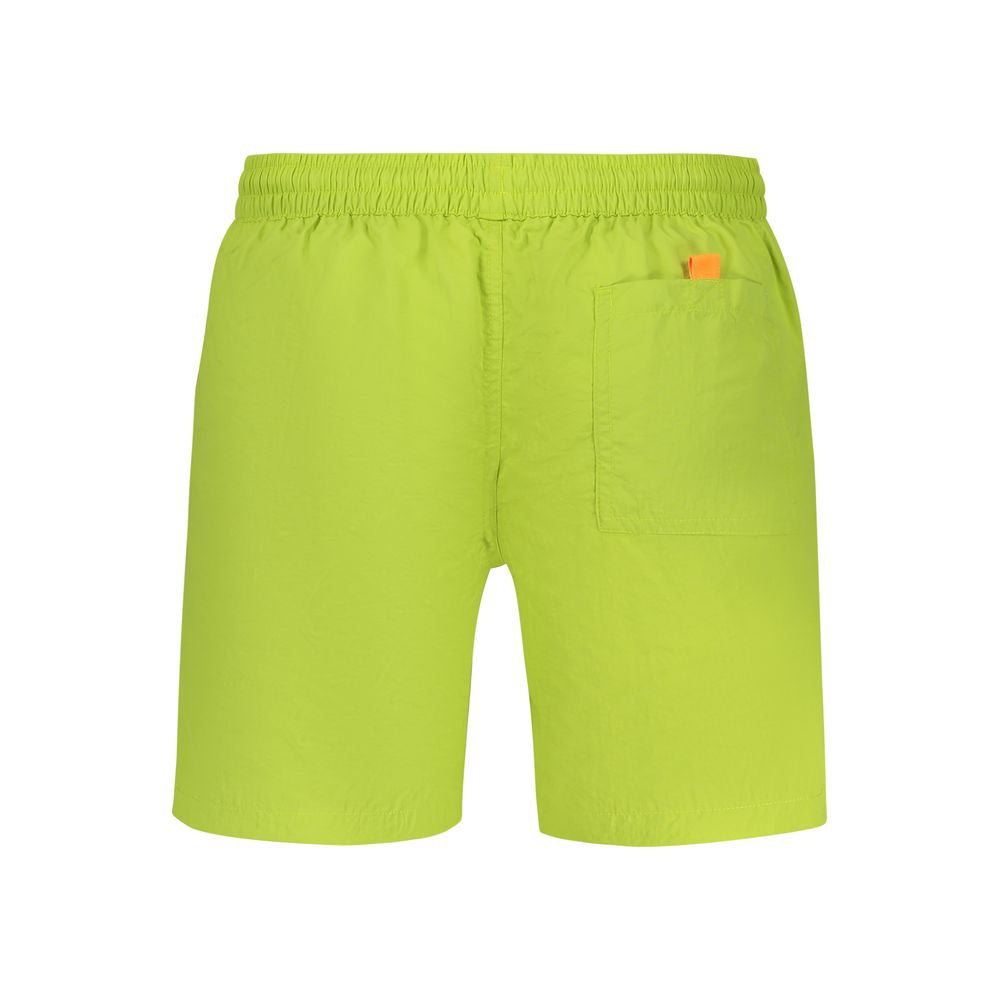 Norway 1963 Verde Poliammide Men's Swim Boxer