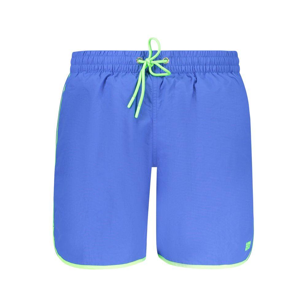 Norway 1963 Blu Poliammide Men's Swim Boxer