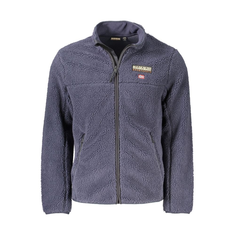 Napapijri Blue Polyester Men's Sweatshirt