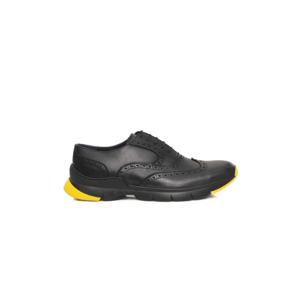 Cerruti 1881 Gray Cowhide Men's Oxford Shoe