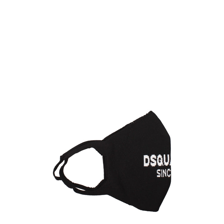 Dsquared² Black Polipropilene Facemask