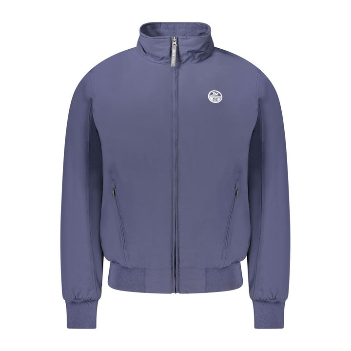 North Sails Blue Polyester Men's Bomber Jacket