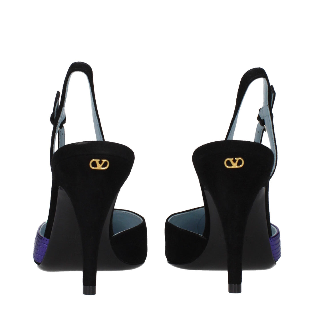Valentino Garavani Black Leather Pumps