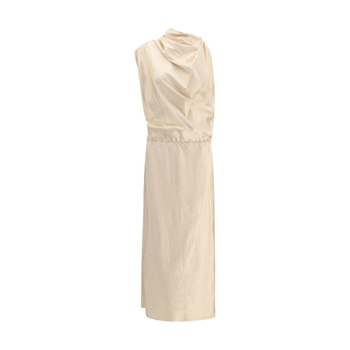 Magda Butrym Beige Silk Casual Dress