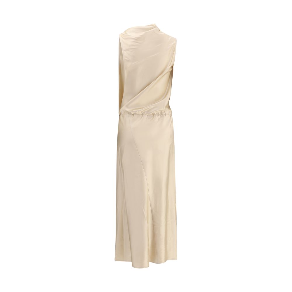 Magda Butrym Beige Silk Casual Dress