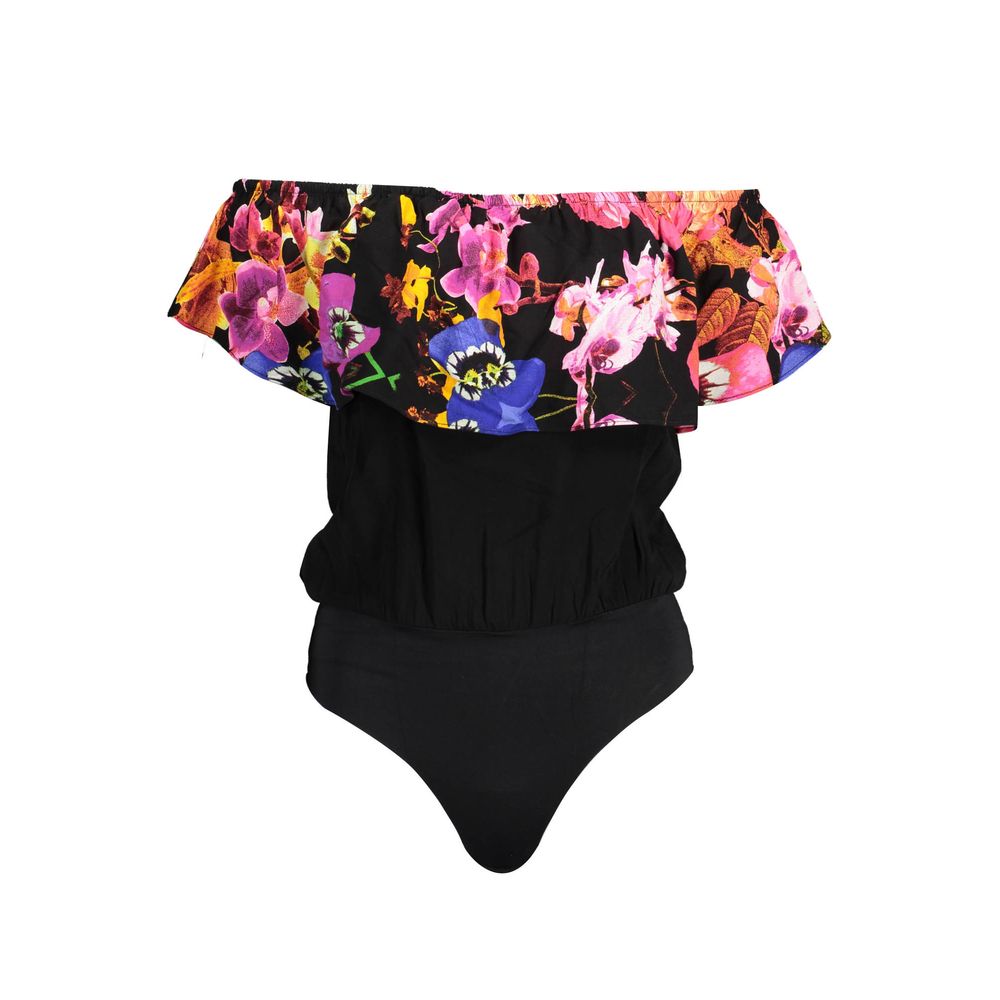 Desigual Black Viscose Women Bodysuit