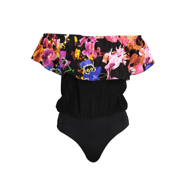 Desigual Black Viscose Women Bodysuit