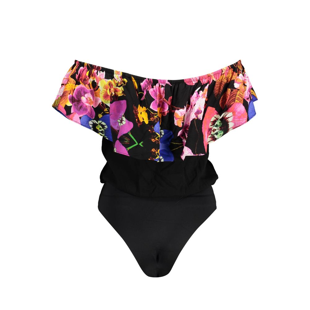 Desigual Black Viscose Women Bodysuit