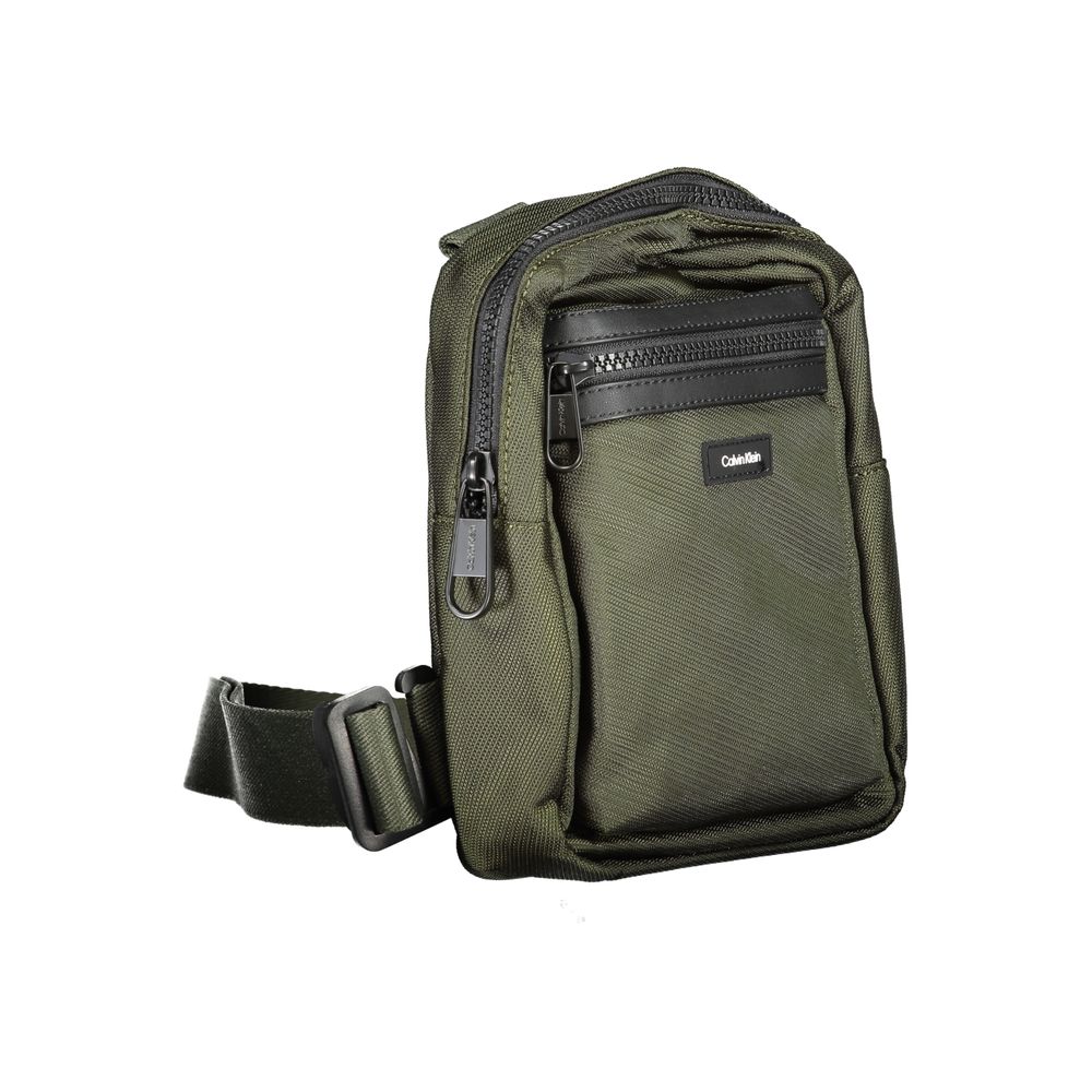 Calvin Klein Verde Polyester Men's Shoulder Bag